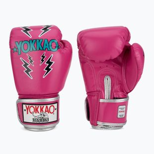 Pánske boxerské rukavice YOKKAO Stadium fuchsia