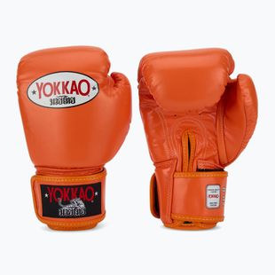 Pánske boxerské rukavice YOKKAO Matrix orange ibis