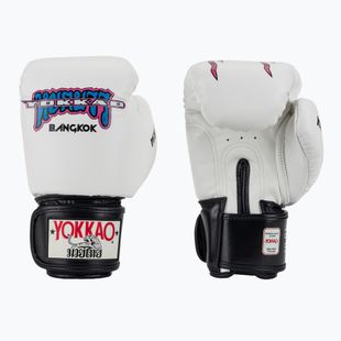 Pánske boxerské rukavice YOKKAO East Club white