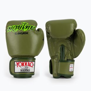 Boxerské rukavice YOKKAO Late Show Boxing olive