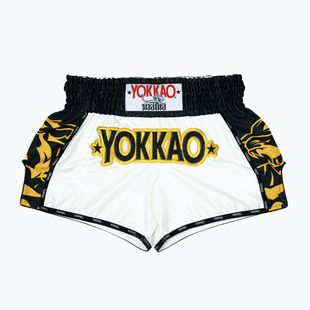 Pánske tréningové šortky YOKKAO Original Muay Thai white