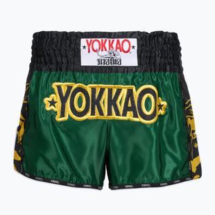 Pánske tréningové šortky YOKKAO Original Muay Thai green