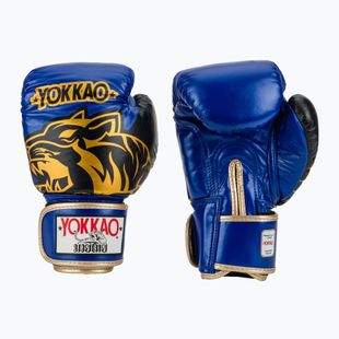 Boxerské rukavice YOKKAO Original Boxing Gloves electric blue
