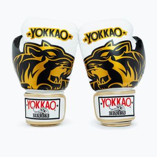 Boxerské rukavice YOKKAO Original Boxing Gloves absolute white