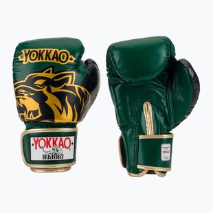Boxerské rukavice YOKKAO Original Boxing Gloves forest green