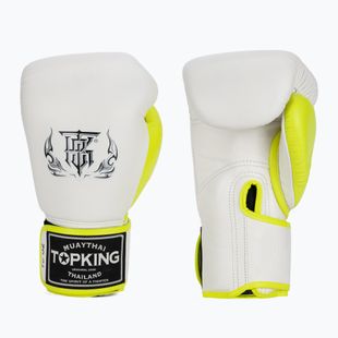 Boxerské rukavice Top King Boxing Reborn white/yellow