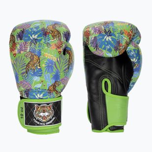 Boxerské rukavice Top King Boxing Wild Tiger black/green