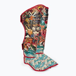 Chrániče holennej kosti a chodidla Top King Chain čierne