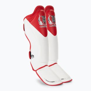 Chrániče holennej kosti a chodidla Top King Shin Guards Blend white/red