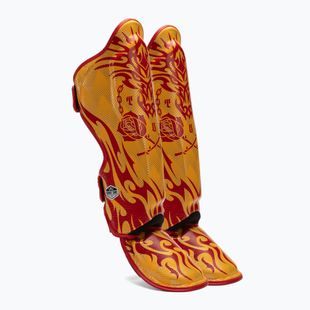 Chrániče holennej kosti a chodidla Top King Dragon yellow
