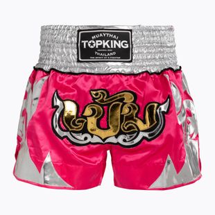Tréningové šortky Top King Thai Boxing pink/white
