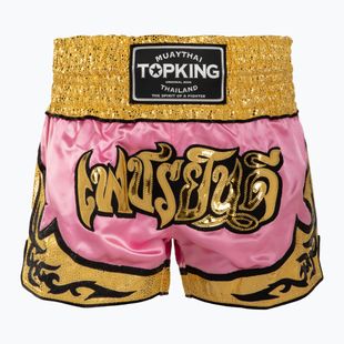 Tréningové šortky Top King Thai Boxing pink/gold