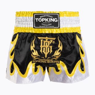 Tréningové šortky Top King Thai Boxing black/gold/white