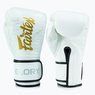 Boxerské rukavice Fairtex Glory Kickboxing Competition Training white