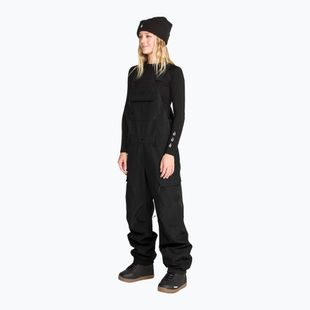 Dámske snowboardové nohavice Volcom Crestron 3D Stretch Bib Overall black