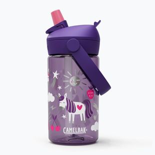 Cestovná fľaša CamelBak Thrive Flip Straw Kids 400 ml unicorn party