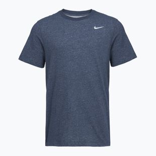 Pánske tričko Nike Dri-Fit smokey obsidian heather/matte silver
