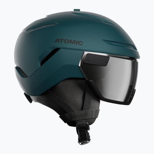 Lyžiarska prilba Atomic Savor GT Visor Stereo dark slate/silver stereo