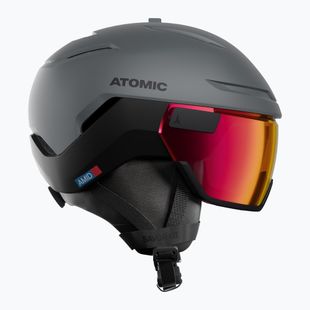 Lyžiarska prilba Atomic Savor GT Amid Visor Photo slate/red photo