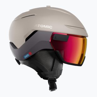 Lyžiarska prilba Atomic Savor GT Amid Visor Photo sand/red photo