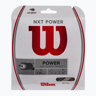 Tenisová struna Wilson NXT Power 17 12,2 m biela WRZ941700+