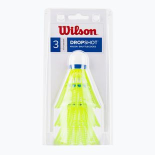 Wilson Dropshot Clamshel bedmintonové rakety 3 ks žlté WRT6048YE+