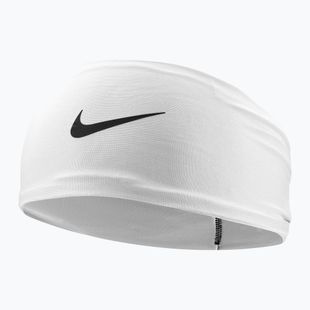 Široká čelenka Nike Dri-Fit Fury Classic white/black/black