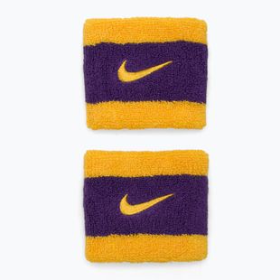 Náramky Nike Swoosh univerzitná zlatá/kurtová fialová/univerzitná zlatá