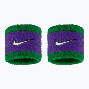 Potítka Nike Swoosh Classic Wristbands 2 ks  clover/fierce purple/white