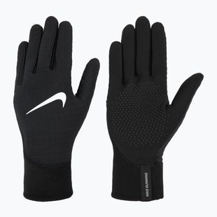 Pánske bežecké rukavice Nike Therma-Fit Pacer Sphere Midweight RG black/black/silver