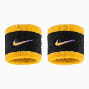 Potítka Nike Swoosh Classic Wristbands 2 ks  black/court purple/university gold
