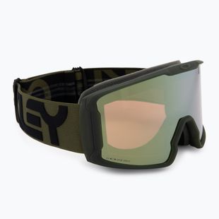 Lyžiarske okuliare Oakley Line Miner L matte b1b dark brush/prizm sage gold iridium