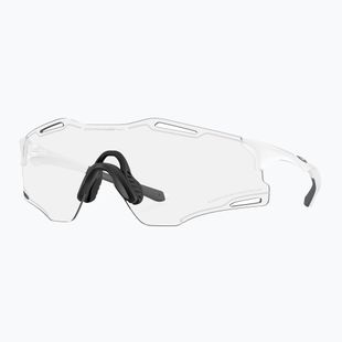 Slnečné okuliare Oakley Cybr Zero matné biele/čierne až čierne iridiové fotochromatické okuliare