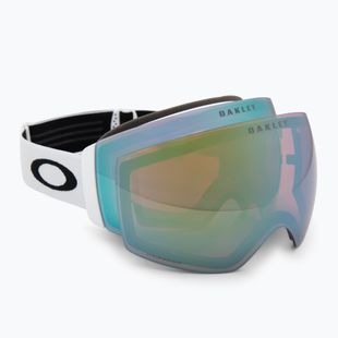 Lyžiarske okuliare Oakley Flight Deck Pro M matte white/prizm sapphire/prizm sage go