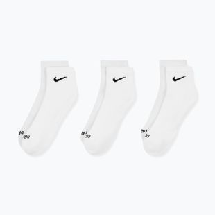 Ponožky Nike Everyday Plus Cushioned Ankle 3 páry white/black
