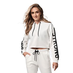Dámska mikina STRONG ID Branded Crop biela Z1T02502