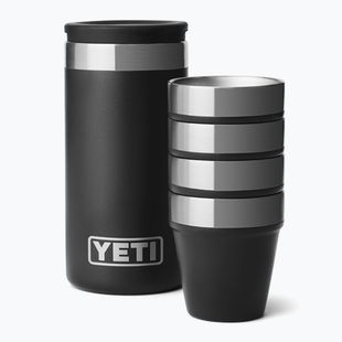 Turistické poháriki YETI Shot 48 ml 4 pcs. black
