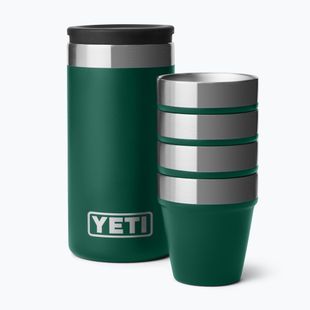 Turistické poháriki YETI Shot 48 ml 4 pcs. black forest green