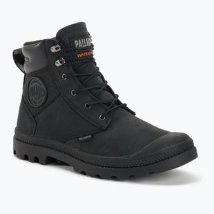 Topánky Palladium Pampa SHIeld WP+ LUX black/black