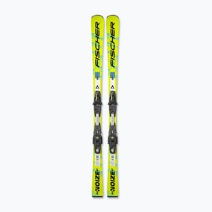 Zjazdové lyže Fischer RC4 Noize ST Yellow Superflex + viazania RC4 Z12 GW PR