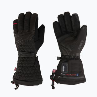 Dámske lyžiarske rukavice Lenz Heat Glove 6.0 Finger Cap black