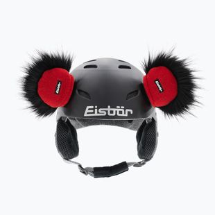Uši na prilbu Eisbar Teddy Ears black/red