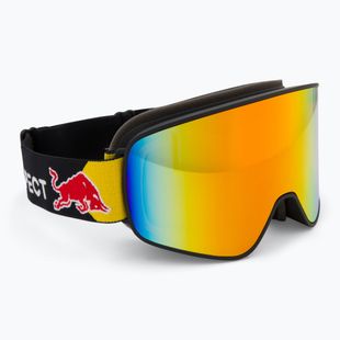 Lyžiarske okuliare Red Bull SPECT Rush black/red snow - orange with red mirror