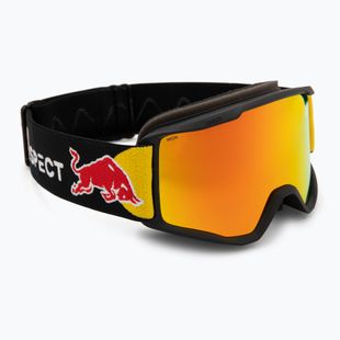 Lyžiarske okuliare Red Bull SPECT Neon black/orange with red mirror