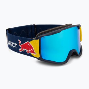 Lyžiarske okuliare Red Bull SPECT Neon blue/smoke s modrým zrkadlom
