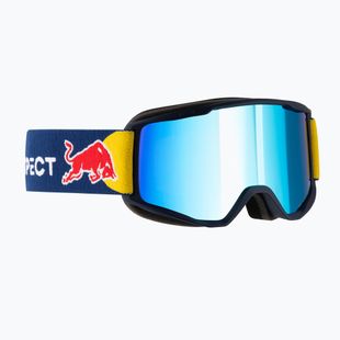 Lyžiarske okuliare Red Bull SPECT Neon blue/smoke s modrým zrkadlom
