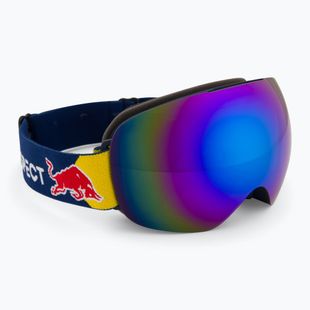 Lyžiarske okuliare Red Bull SPECT Bent blue/ice blue snow/smoke with blue mirro