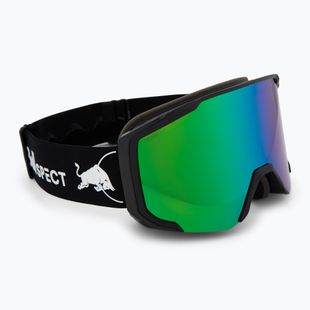 Okuliare Red Bull SPECT Jibb matt black/brown with green mirror