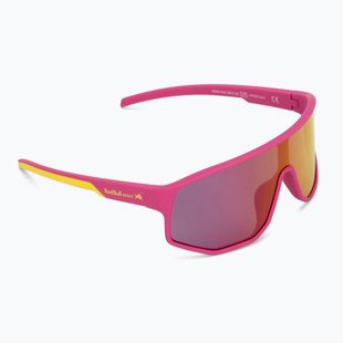 Slnečné okuliare Red Bull SPECT Dash neon pink/smoke with pink-yellow mirror