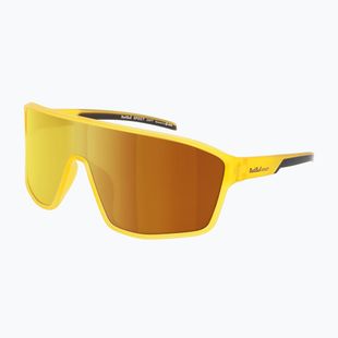 Slnečné okuliare Red Bull SPECT Daft matt clear yellow/ brown with yellow mirror